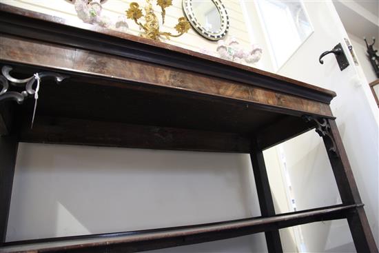 A George III mahogany serving table, W.4ft. D.1ft10in. H.2ft8in.